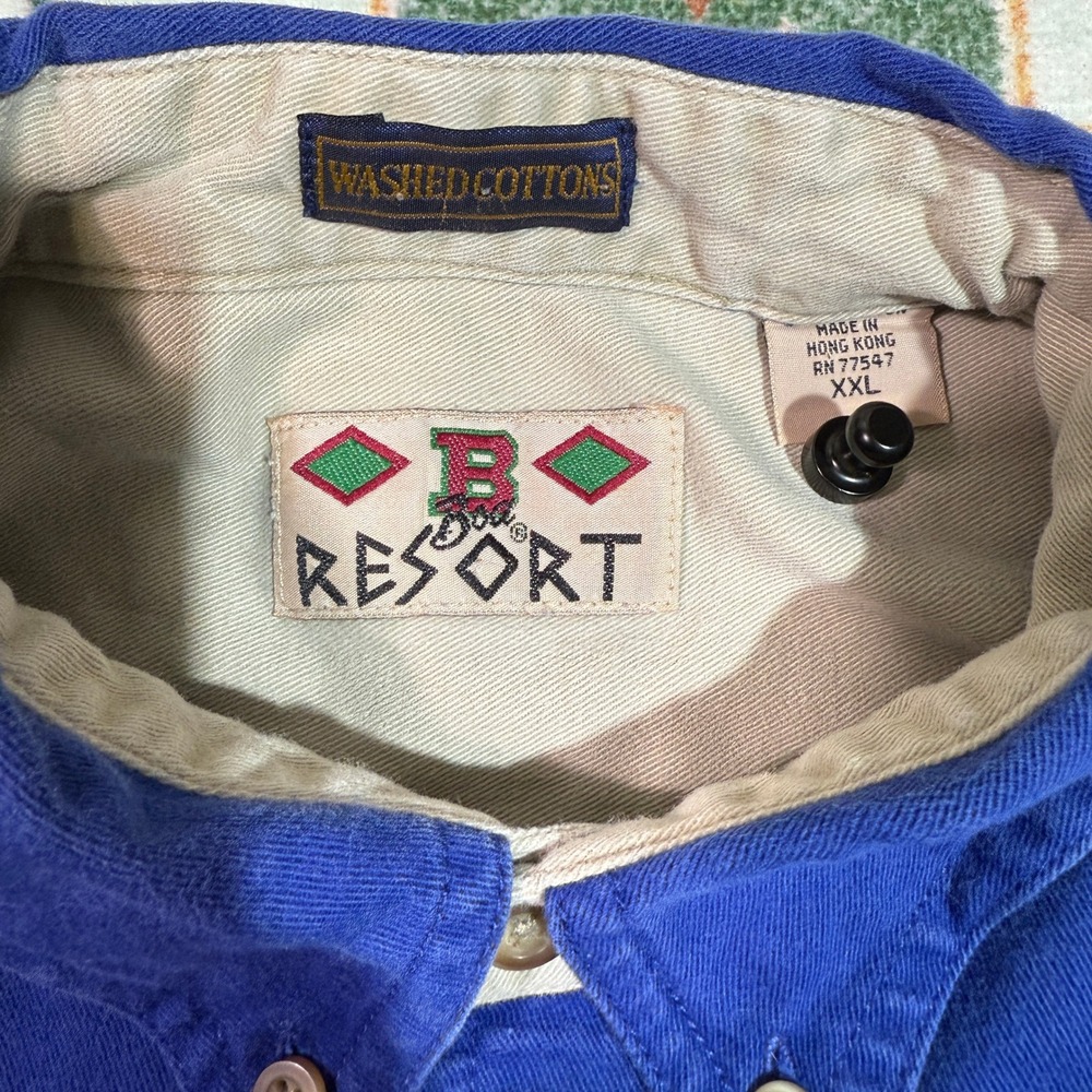 University of Florida Gators Mens Blue Button Up Shirt Size XL Resort - Picture 3 of 6